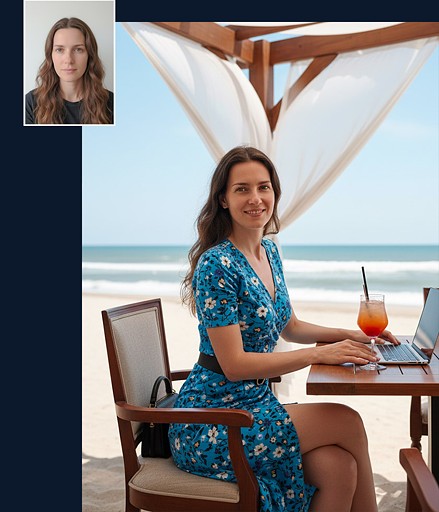 Elegantní AI portrét muže v kanceláři