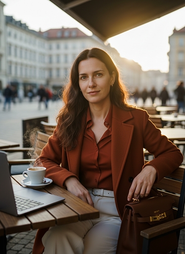 Výběr prostředí - moderní kancelář pro AI portrét