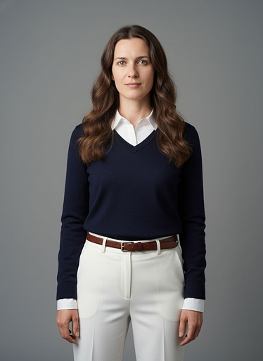 Výběr oblečení - business casual outfit pro AI foto